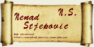 Nenad Stjepović vizit kartica